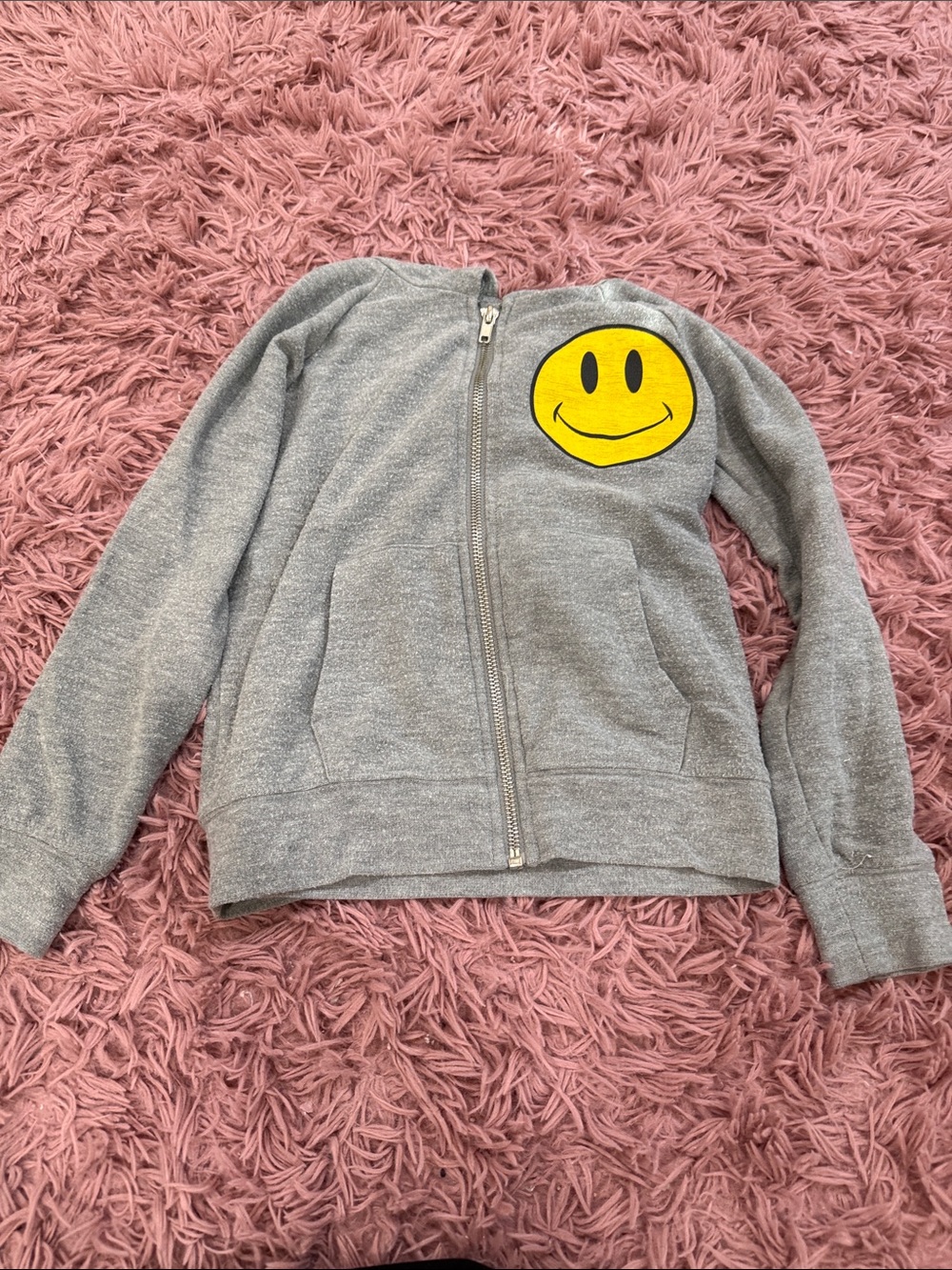 Chaser girls zip up with smiley face